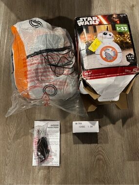 Gemmy Star Wars BB-8 4.5 Ft Airblown Inflatable Christmas Yard Decor New Tested